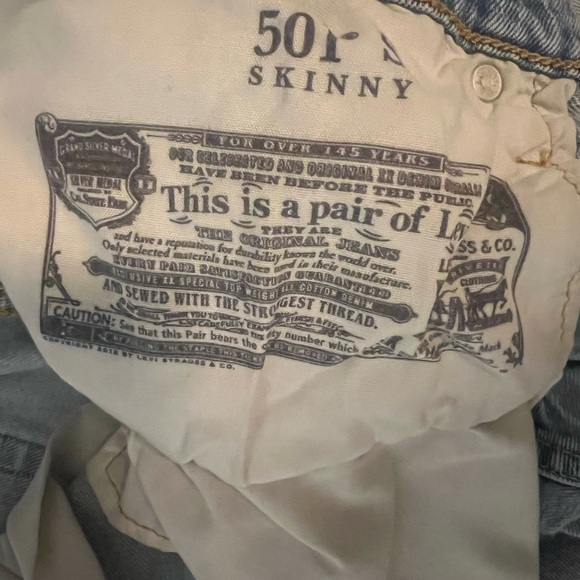 Women’s Levi 501 red tag size 31/28 - Picture 5 of 8